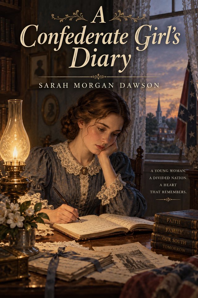 a confederate girl's diary book cover