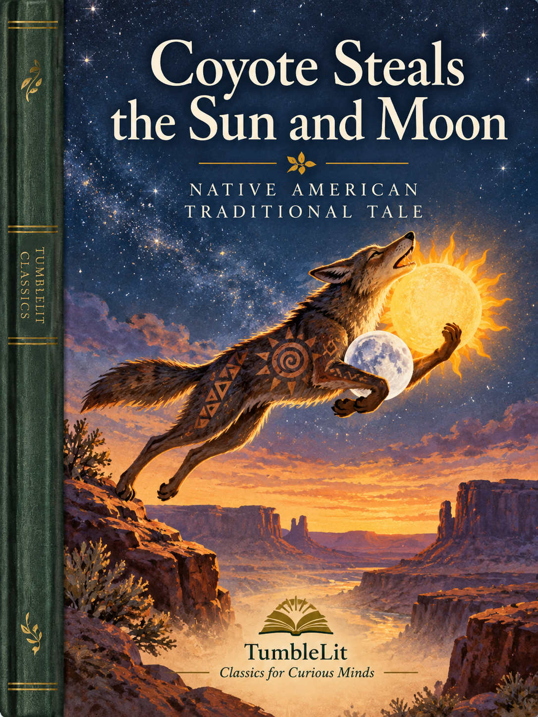 coyote steals the sun and moon book cover