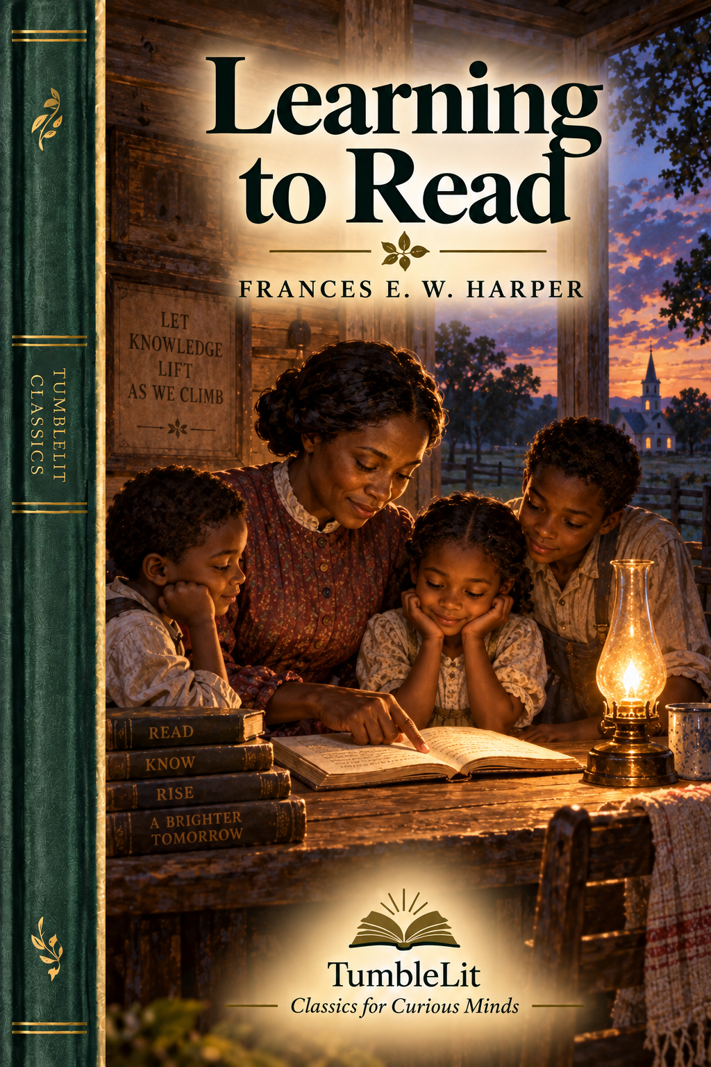 learning to read book cover