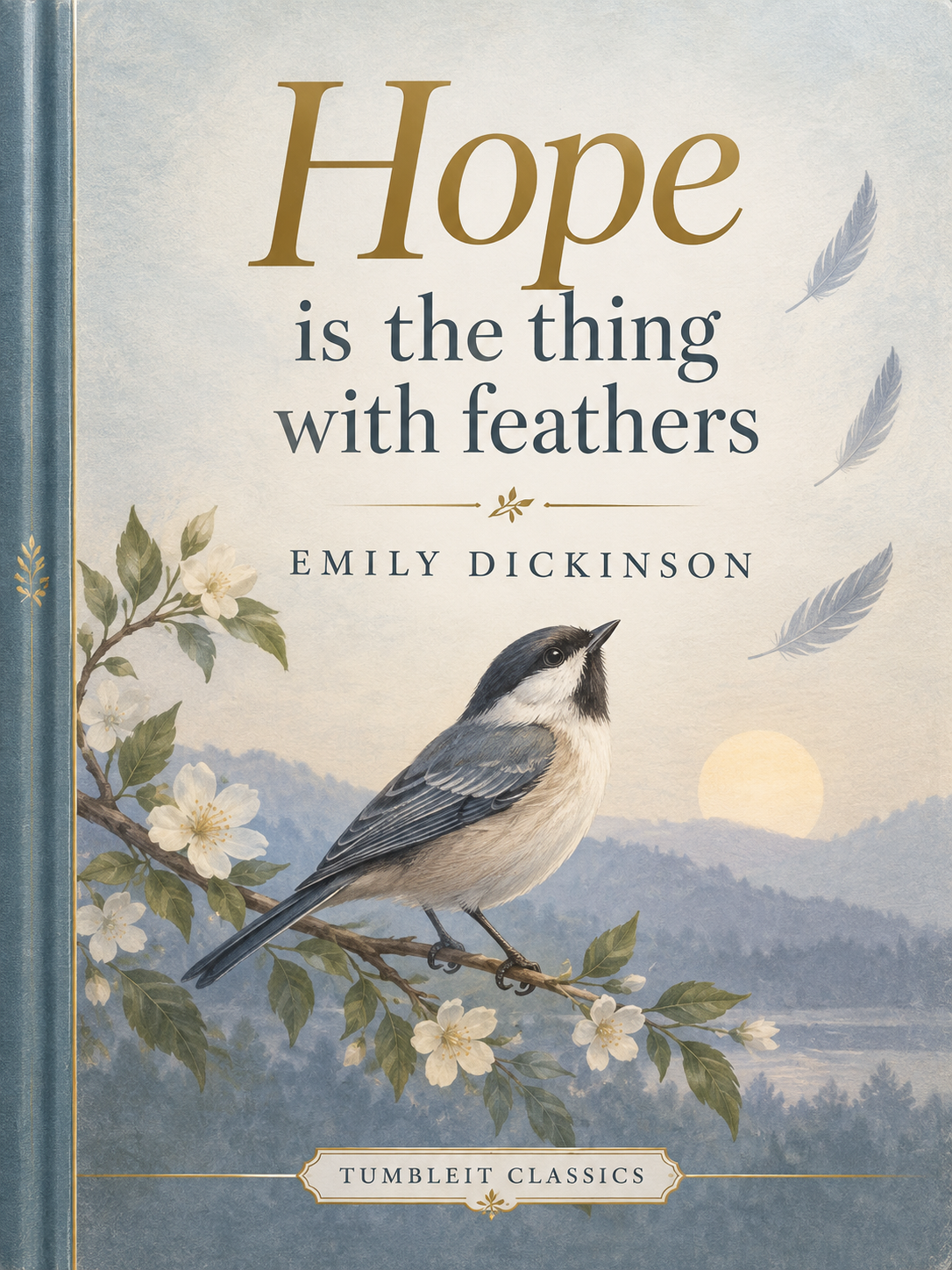 "hope" is the thing with feathers book cover